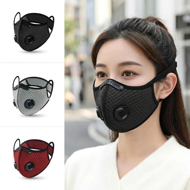 Anti Pollution Mask - [재사용 가능한 통기성 메시 소재의 투명