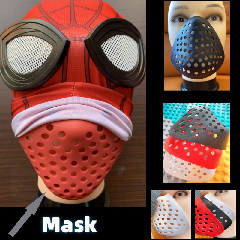 할로윈 하프 페이스 쉘 코와 입 가리개 애니메이션 마스 - Silicone Mask Bracket 리뷰 및 가격
