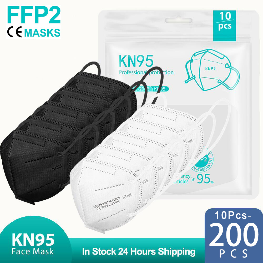 10~200개입, 검은색 FFP2 KN95 마스크, C - Disposable Surgical Mask 리뷰 및 가격