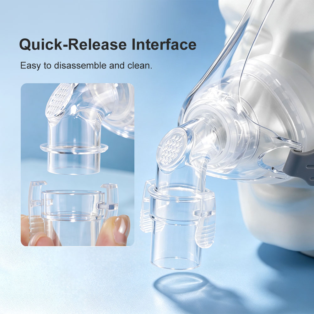 범용 CPAP 비강 마스크 (이마 지지 프레임, 실리콘 - Silicone Mask Bracket 리뷰 및 가격