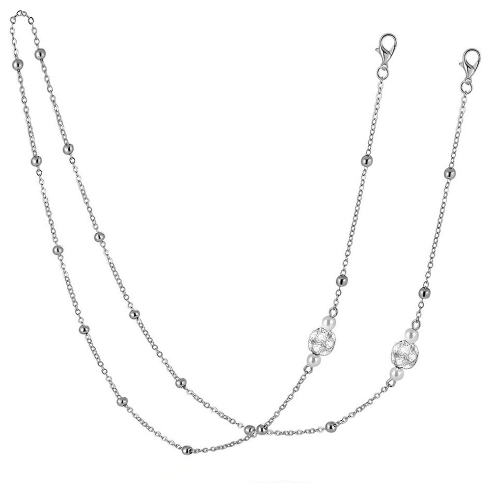 1개입, 고급스러운 진주 장식의 금도금 금속 마스크 체 - Mask Chain Holder 리뷰 및 가격